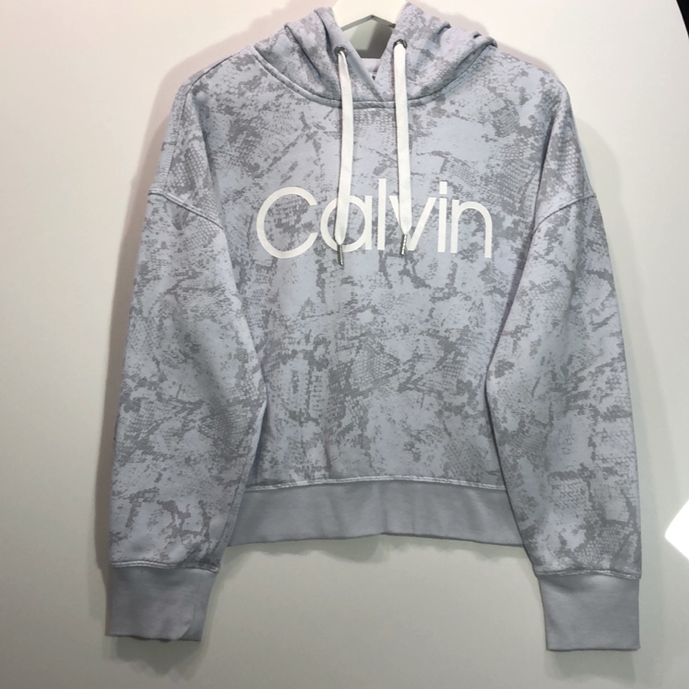 Calvin klein blue and white sport track suit